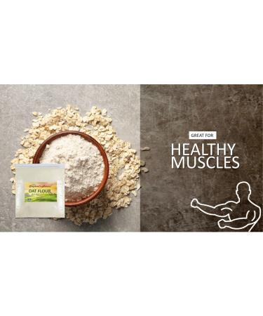 HATF's Shepherd's Natural Oat Flour - 100% All Natural - 5 lb. / 80 oz. Bag - Buy Online on SooperMarket.com