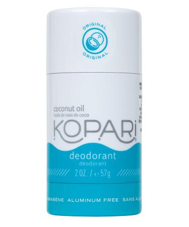 Kopari Aluminum Free Natural Deodorant with Organic Coconut Oil | Original | Vegan, Gluten Free, Cruelty Free, Non-Toxic, Paraben Free, Natural Deodorant for Men & Women, Odor Protection, Naturally Derived Plant Based Ingr