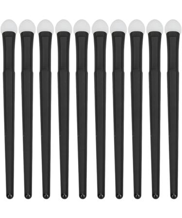 Silicone Eyeshadow Brush 10pcs Curved Brush Tip Silicone Glitter Applicator Comfortable Reusable for Lip Colors - Buy Online on SooperMarket.com