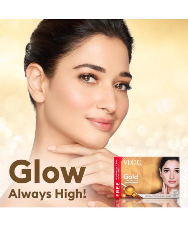 Buy VLCC Gold Facial Kit 300gm + FREE Rose Water Toner 100ml - Radiant Skin Care Online - Buy Online on SooperMarket.com