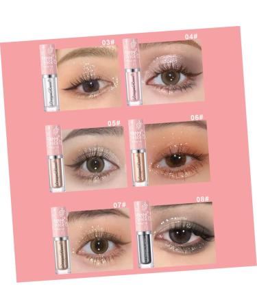 Healeved 8pcs Eye Shadow Eye Makeup Accessories Glitter Liquid - Buy Online on SooperMarket.com