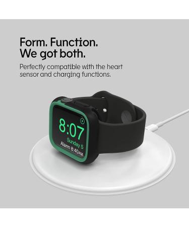 RHINOSHIELD Bumper Case for Apple Watch Series 8/7 45mm - Lightweight & Shock Absorbent | Slim Protective Cover (Black) - Buy Online on SooperMarket.com