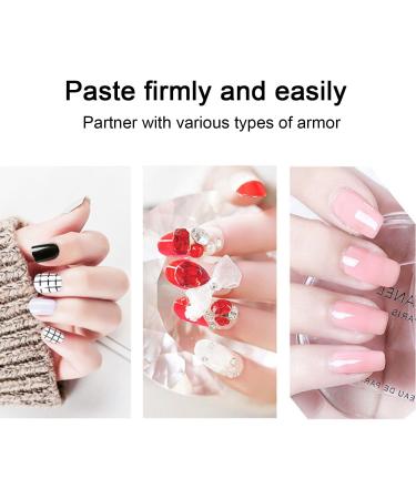 ILamourCar 720Pcs False Nail Stickers and Glue Set - 30 Sheets Double-Sided Tabs for Fake Nails Tips - Buy Online on SooperMarket.com