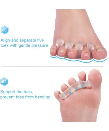 Toe Separators & Straightener for Pain Relief, Overlap Prevention - Flexible Footcare Solution - Buy Online on SooperMarket.com