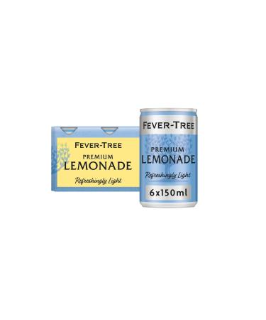 Fever-Tree Light Premium Lemonade 6x150ml (Pack of 4 Total 24 Cans)