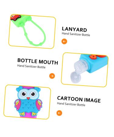 Shop Minkissy 8pcs Cartoon Travel Bottles | Refillable Keychain Holders & Perfume Cases - Perfect for Kids | International Shipping Available - Buy Online on SooperMarket.com