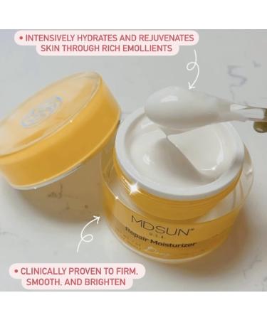 MDSUN Repair Moisturizer | Anti-Aging Face Cream for Wrinkles & Fine Lines | Brightening Antioxidant Formula with SPF | Shop Internationally - Buy Online on SooperMarket.com