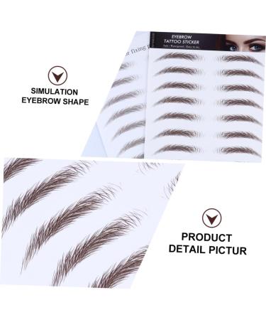 NOLITOY 4pcs Eyebrow Stickers Eyebrow Trimming 4d Makeup Tools - Buy Online on SooperMarket.com