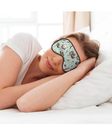 Buy SSIMOO Cartoon Cute Sleep Mask Adjustable & Breathable Eye Mask for Comfortable Sleep | International Shipping - Buy Online on SooperMarket.com