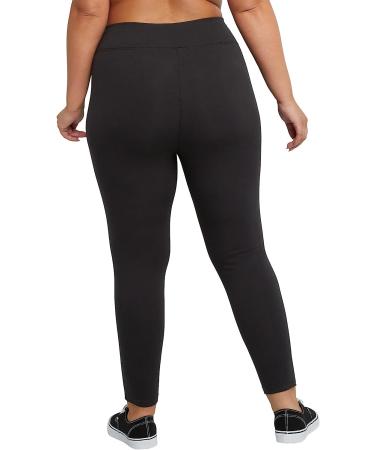 Just My Size Women's Plus-Size Stretch Jersey Full Length Leggings 3X Black - Comfortable and Stylish Fit for Curvy Women - Buy Online on SooperMarket.com