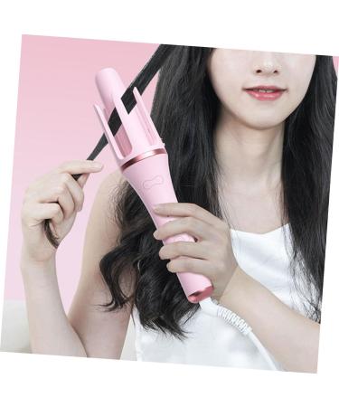 WOONEKY Fully Automatic Hair Curling Iron Hair Rollers Curler Curling Wand Crimper Hair Tool Pink Abs - Buy Online on SooperMarket.com