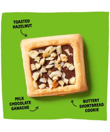 Michel et Augustin Gourmet Shortbread Cookies - Chocolate Hazelnut | Individually Wrapped | Kosher | 40ct Gravity Box - Buy Online on SooperMarket.com