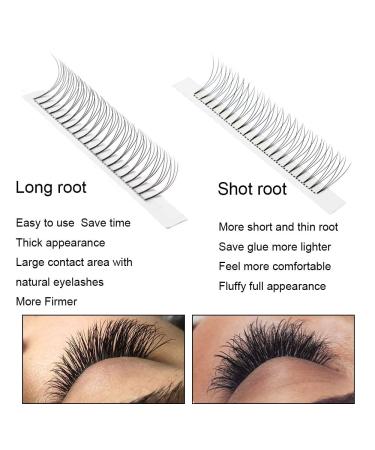 5D-0.10D Premade Fans Eyelash Extension | Long Stem Volume Fan Lashes | C D Curl | 8-15mm - Buy Online on SooperMarket.com