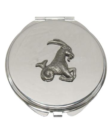 Capricorn The Goat Compact Mirror Handbag Gift With Free Engraving 63
