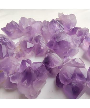 100g Natural Raw Stone Crystal Amethyst Irregular Rock Purple for Specimen Collection Garden Decor Reiki Crystal Stone 1-2cm Purple - Buy Online on SooperMarket.com