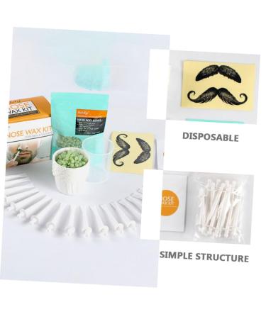 Fomiyes Nose Hair Removal Wax Set - Multi-Purpose Wax Bar & Cleaning Set for Smooth Results - Buy Online on SooperMarket.com