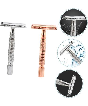 Angoily 6 Pcs Shaver Tool Set - Zinc Alloy Man's Metal Head - Premium Quality for Smooth Shaving | International Shipping Available - Buy Online on SooperMarket.com