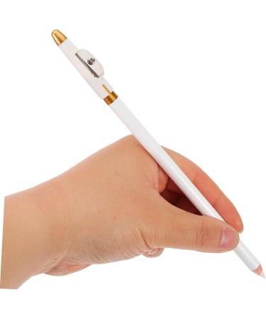Gogogmee 12pcs Eyebrow Pencil Sharpener Women Eyebrow Pencil Makeup Brow Pencil Eyeliner Pencil White Wooden - Buy Online on SooperMarket.com