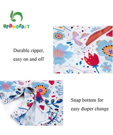 UPF 50+ Sunflower Baby Girls' Swimsuit with Snap Bottom | 18-24 Months - Buy Online on SooperMarket.com