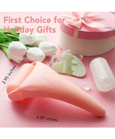 Huefull Ice Roller for Face with 2 Rollers and Gua Sha Facial Tools - Reduce Puffiness, Redness & Migraine Relief - Buy Online on SooperMarket.com