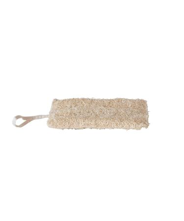 Shop Creative Co-Op Natural Bathroom Loofah with Cotton Hanger - Eco-Friendly & Exfoliating | International Shipping Available - Buy Online on SooperMarket.com