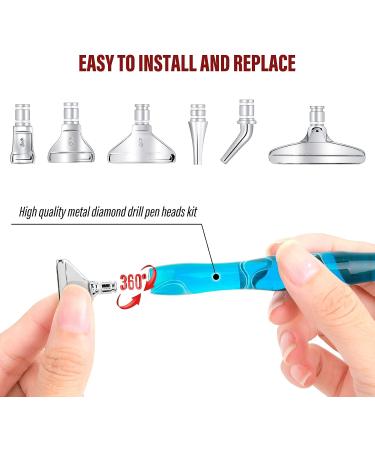 Cobee Diamond Painting Pen Accessories Set with 6 Stainless Steel Tips and Glue Clay | 5D DIY Diamond Painting Tools and Embroidery Box - Buy Online on SooperMarket.com