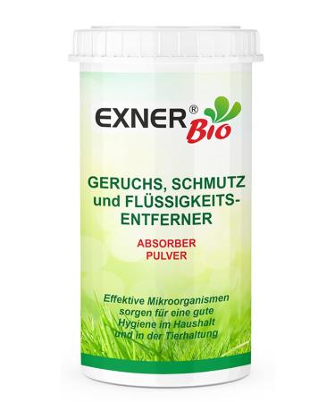 Exner organic odor remover & stain remover - with microorganisms for spots and smells - for pets households and your car 100% natural & gentle - 250 g granules