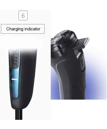 GeRRiT Electric Razor for Men - IPX7 Waterproof Rotary Shaver with Pop-Up Trimmer - Wet & Dry USB Rechargeable - Buy Online on SooperMarket.com