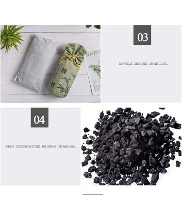 Bamboo Coal Air Purification Bags - Activated Carbon Odor Absorbers & Moisture Eliminators for Home & Car (4 Pack 250g each) - Eco-Friendly Fresheners - Buy Online on SooperMarket.com