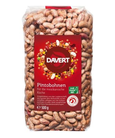 Davert Pinto Beans Pack of 4 (4 x 500 g) - Organic