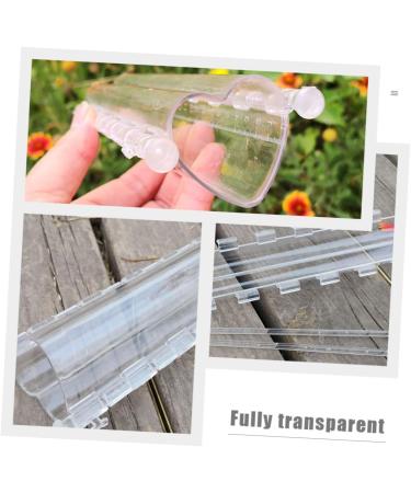 Kisangel 2pcs Fruit Shaping Mold Vegetables Clear Fruit Garden Tool Growth Molds Accessories Stereotypes Transparent Color 21x4cm - Buy Online on SooperMarket.com