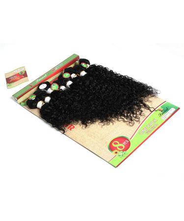 Buy 8-14 Inch Eunice Brazilian Kinky Curly Hair Bundles - Premium Black Jerry Curly Human Hair (8 10 12 Inch) for International Shipping - Buy Online on SooperMarket.com