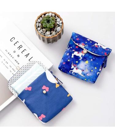 caralin Women Girl ute Portable Sanitary Pad Pouch Napkin Towel Holder Organizer onven Cotton and Linen - Buy Online on SooperMarket.com