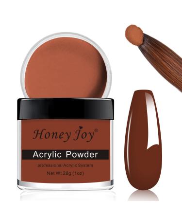 28g/box Acrylic Powder Professional Brown Acrylic Nail French Manicure Powder for Nail Extension Acrylic Nail System HJ-NAP016 (HJ-NAP017-No.23)