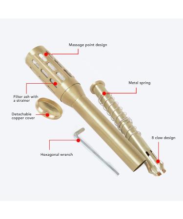 Portable Copper Moxibustion Stick | Multifunctional Moxa Massage Tool for Beauty Salons - International Shipping - Buy Online on SooperMarket.com