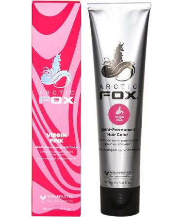 ARCTIC FOX 100% Vegan & Cruelty Free Vibrant Semi Permanent Hair Colour Dye - Virgin Pink 165 ml e - Buy Online on SooperMarket.com