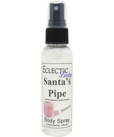 Santa's Pipe Body Spray 2 ounces Body Mist for Women with Clean Light & Gentle Fragrance Long Lasting Perfume with Comforting Scent for Men & Women Cologne with Soft Subtle Aroma For Daily Use 2 Fluid Ounces