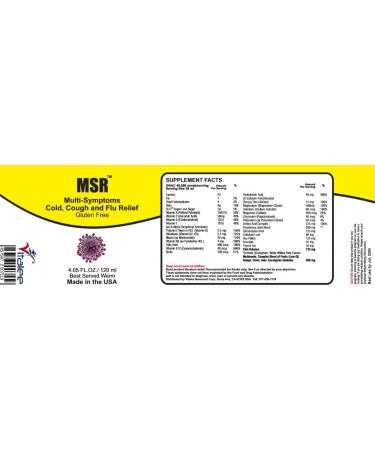 Vitalee Nanomed MSR Rapid Relief Drink for Cough, Running Nose, Sore Throat & Flu - 120ml - Buy Online on SooperMarket.com