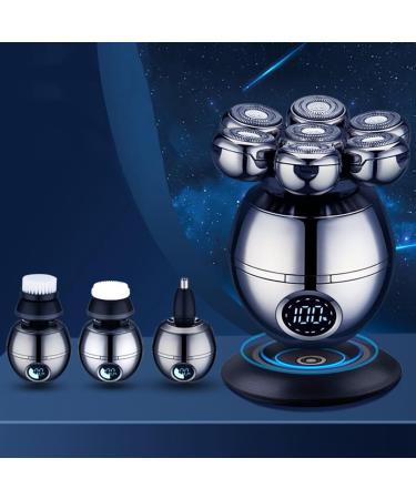 LED Display Waterproof Portable Shaver - Removable & Reusable Man's Beard & Bald Head Trimmer | International Shipping Available - Buy Online on SooperMarket.com