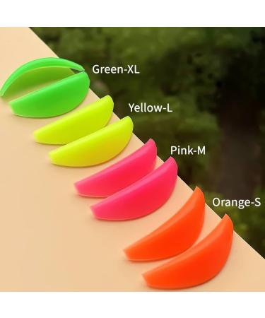 PERMANIA Lash Lift Rods Rainbow Soft Silicone Pads L Curls for Eyelash Perm Kit 3 in 1 with Eyelash Lifting Ribbon & Reusable Eye Patches for Different Eye Shapes - Buy Online on SooperMarket.com