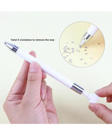Nail Art Drill - Manicure Dotting Pencil for Artistic Nails Manicure Art Pencil for Nails Lightweight Portable Nail Tool for Home Travel White - Buy Online on SooperMarket.com