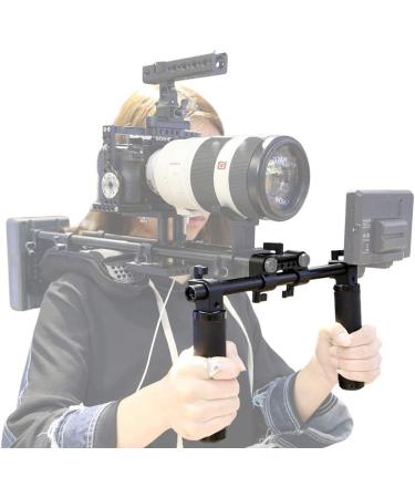 NICEYRIG Lens Handle Kit with 15mm Rod Clamp - 12 Long Rod for Video Camera Shoulder Rig - Buy Online on SooperMarket.com