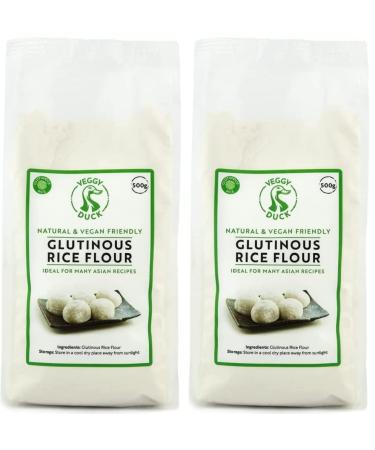 Veggy Duck - Glutinous Rice Flour (500g Pack of 2) | Ideal for many Asian Recipes