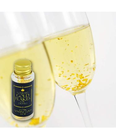 Edible Genuine Gold Leaf for Drinks - by Barnabas Blattgold - 1 pack 1 Count (Pack of 1)