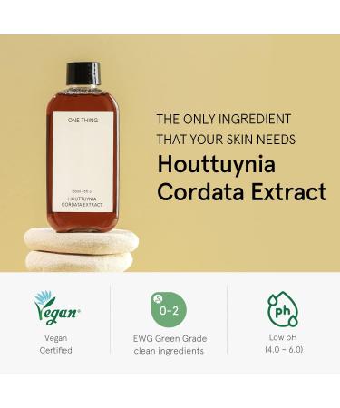 ONE THING Houttuynia Cordata Extract Facial Toner - Vegan Soothing Hydration for Oily Acne Prone Skin - Korean Skin Care - 5.07 fl. oz - Buy Online on SooperMarket.com