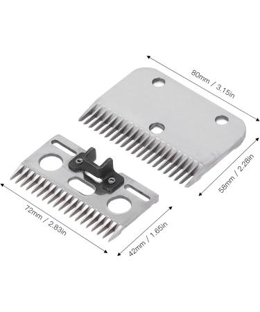 2Pcs 21 Teeth Horse Shears Replacement Blades Professional Carbide Clipper Blades for Horse Equine Goat Pony Cattle - Buy Online on SooperMarket.com