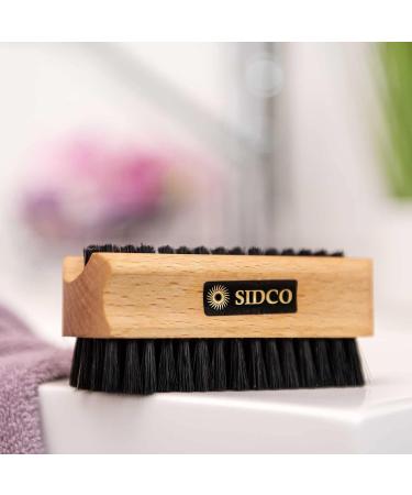 SIDCO Beech Oiled Nail Brush - Premium Hand Washing & Craftsman Brush for Wood Care | International Shipping Available - Buy Online on SooperMarket.com
