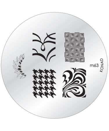 Konad stencil stamping stamping stencil M63
