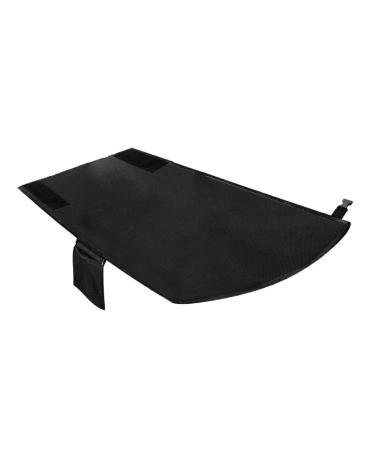 Colcolo aircraft footrest for children toddler aircraft bed leg support seat cover foldable compact toddler aircraft extension black