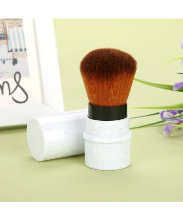 Verdant Touch Cosmetic Brush Makeup Foundation Brush Short Marbling Handle Blusher Powder Brush BlueStretchable for Concealer 6.7 Inches - Buy Online on SooperMarket.com